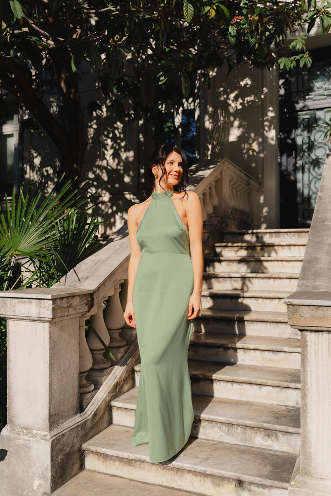Sissy Halter Neck Maxi Dress | PDF Sewing Pattern  tintofmintpatterns