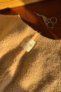 Sewing the Maeva Jacket in Sherpa Fabric