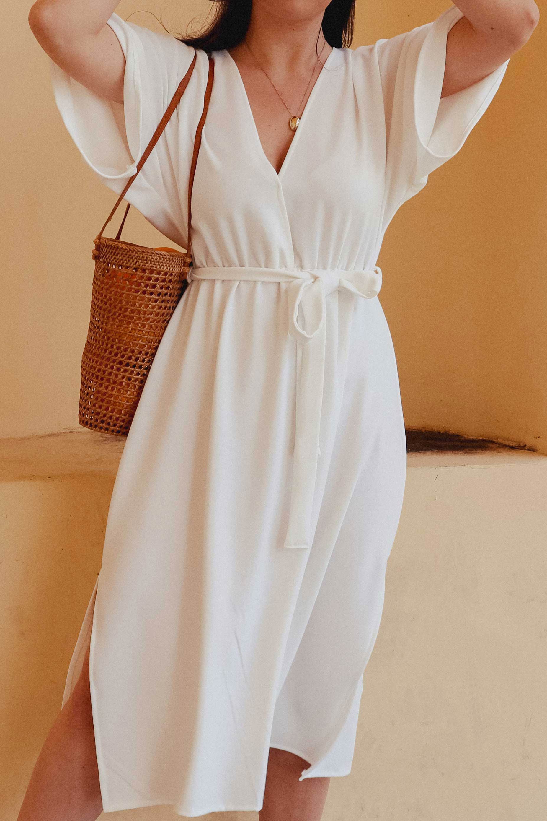 Clara Wrap Midi Dress